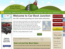 Tablet Screenshot of carbootjunction.com